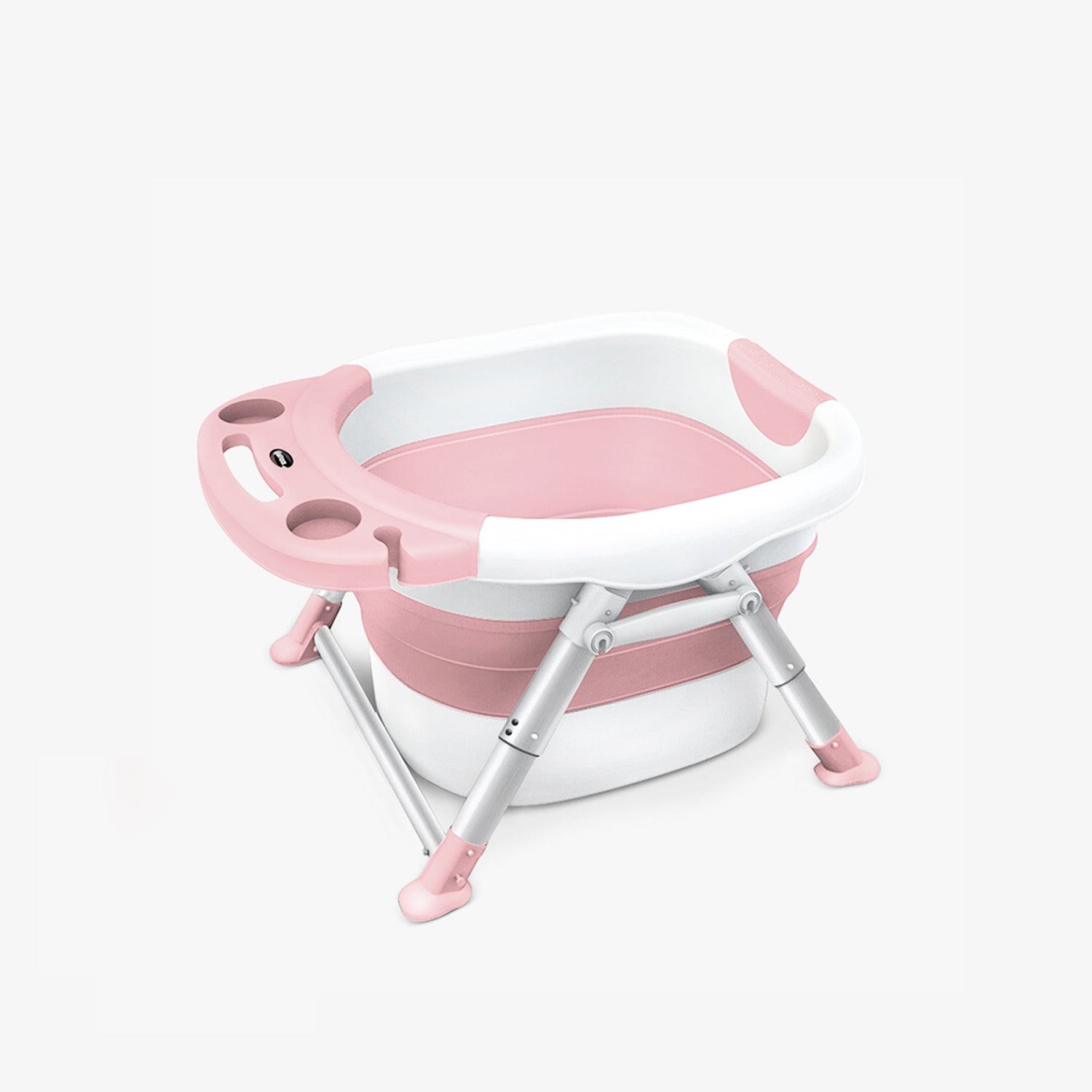 FOLDABLE BABY/TODDLER 4-IN-1 BATHTUB (PINK)
