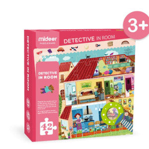 MIDEER DETECTIVE IN ROOM PUZZLE