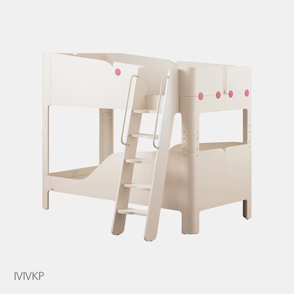 ILOOM TINKLE-POP 2-STORY BED (LADDER TYPE) (HSLE01N)