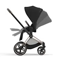 CYBEX PLATINUM PRIAM 4 STROLLER - ROSE GOLD/BROWN FRAME AND SOHO GREY SEAT PACK