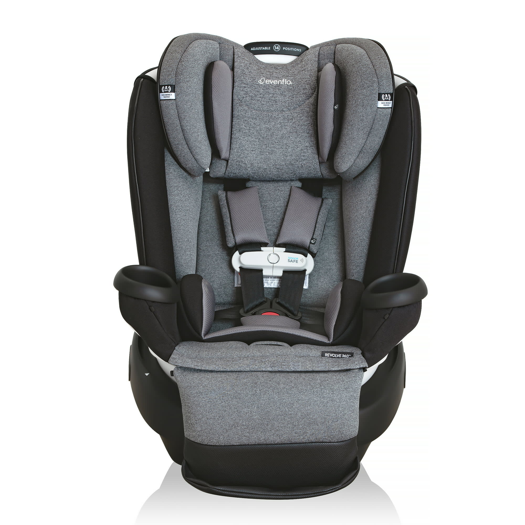 EVENFLO GOLD REVOLVE360 EXTEND ALL-IN-ONE ROTATIONAL CAR SEAT WITH SENSORSAFE