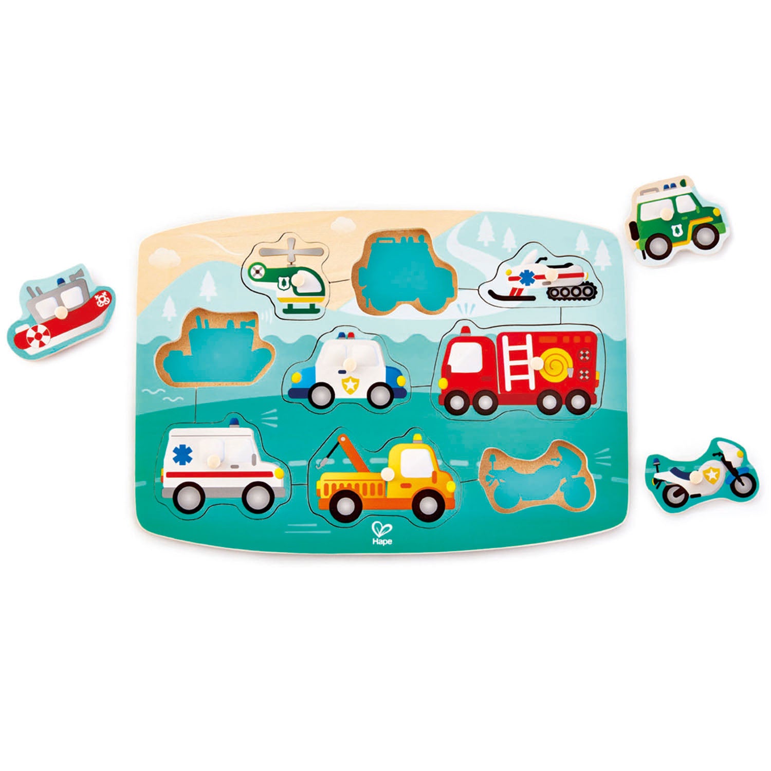 HAPE EMERGENCY PEG PUZZLE