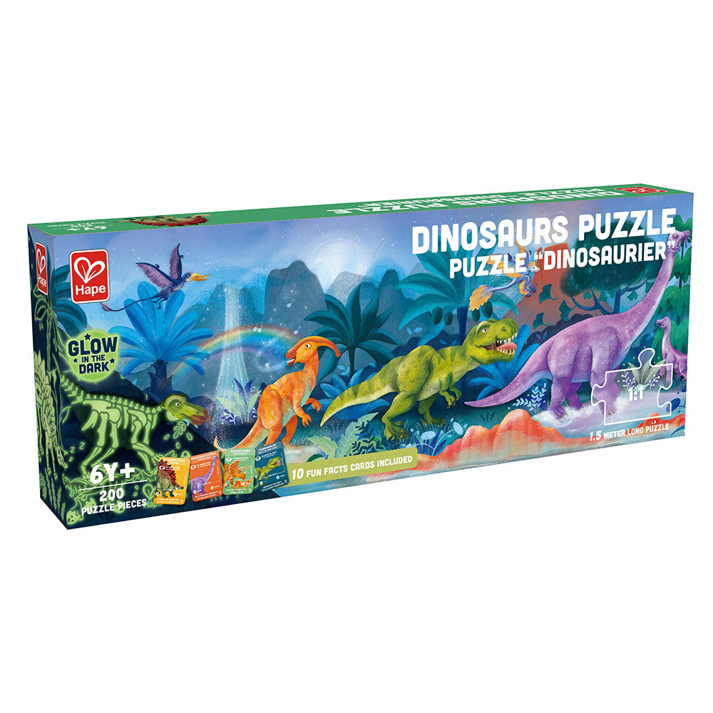 HAPE DINOSAUR GLOW-IN-THE-DARK PUZZLE