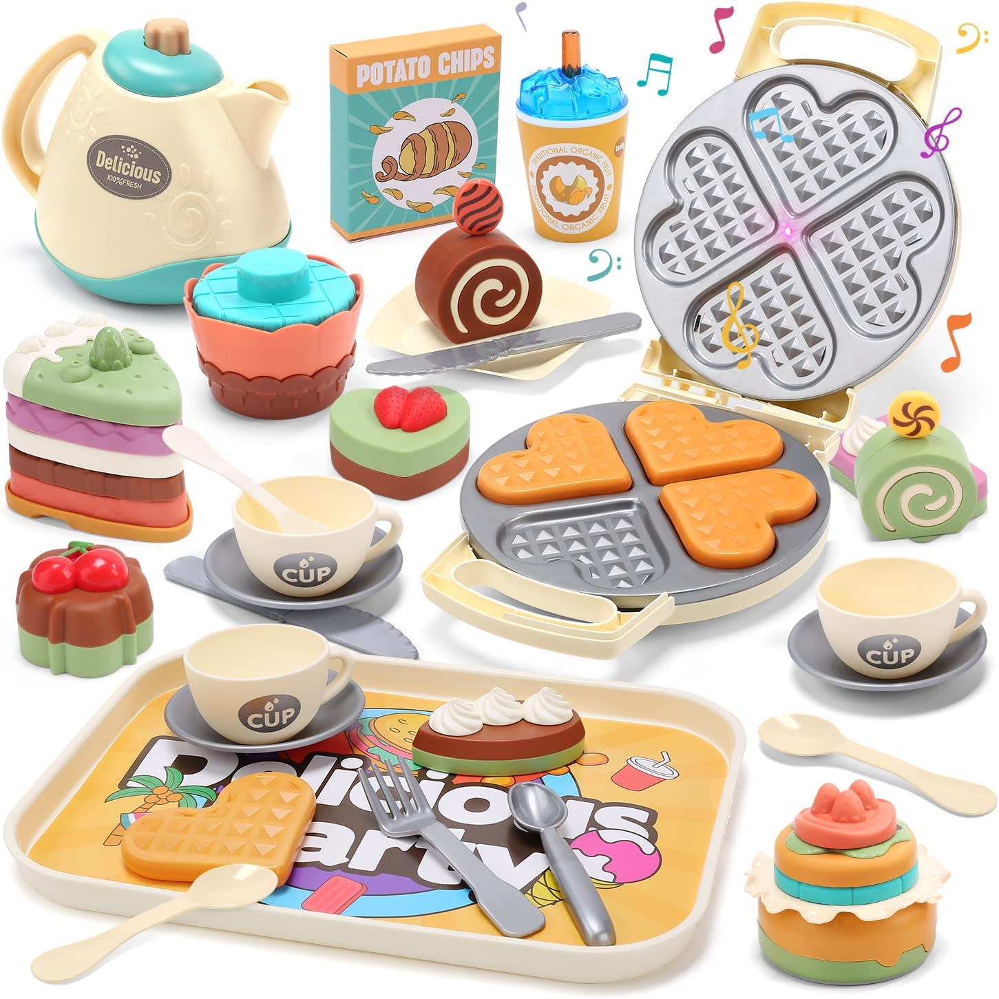 CUTE STONE TEA PARTY SET TOY