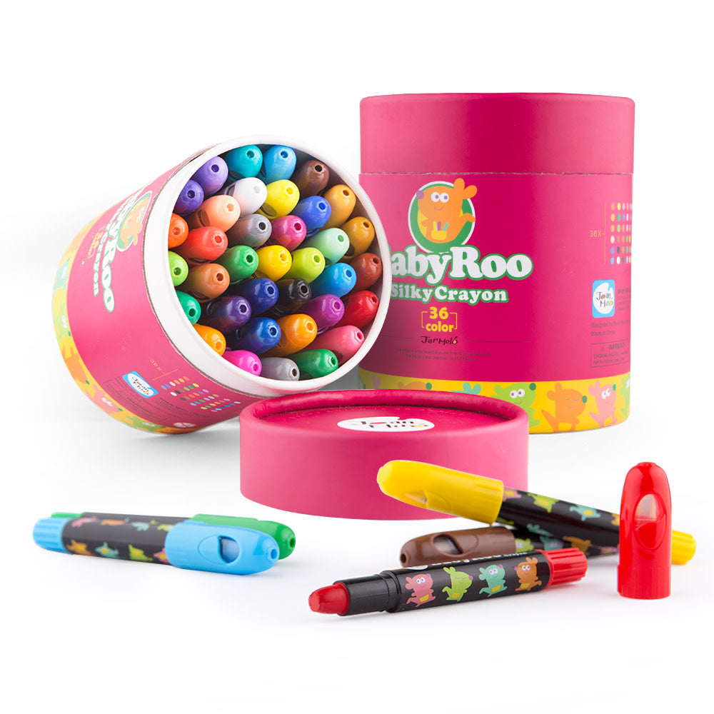 JAR MELO SILKY WASHABLE CRAYONS 36 COLORS