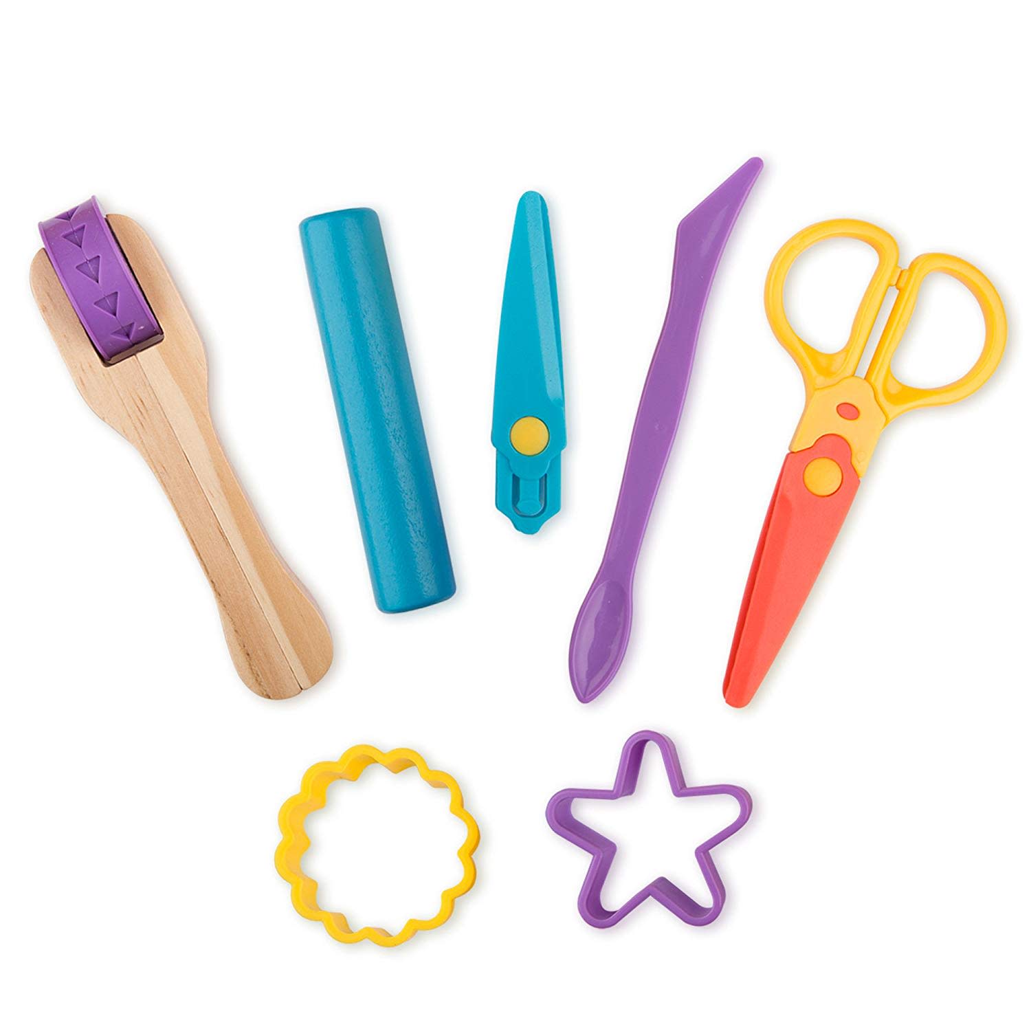 JAR MELO 7 PCS MODELING DOUGH TOOLS SET