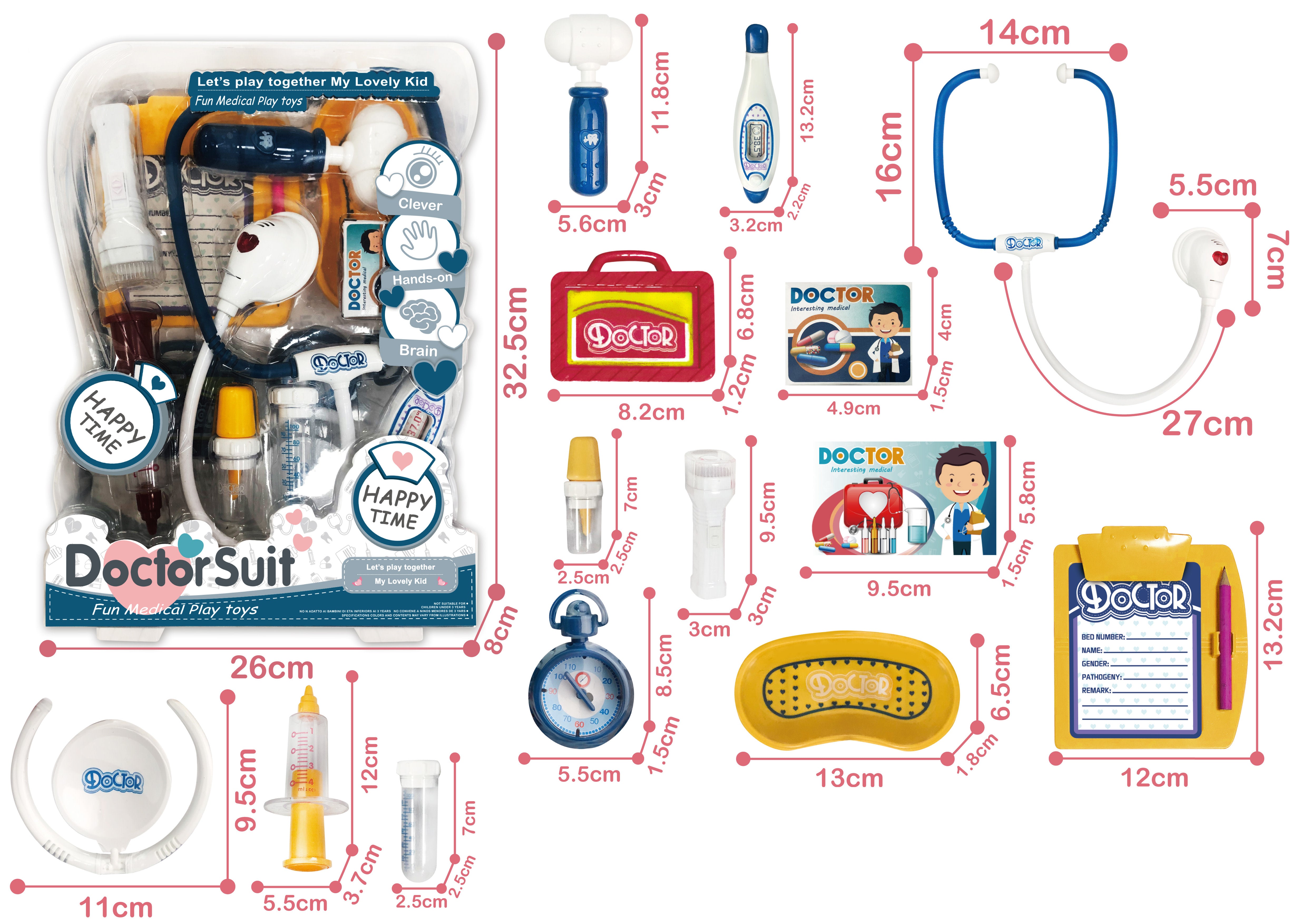 HANDSOME DOCTOR SUIT SET 14 PCS 8806-2