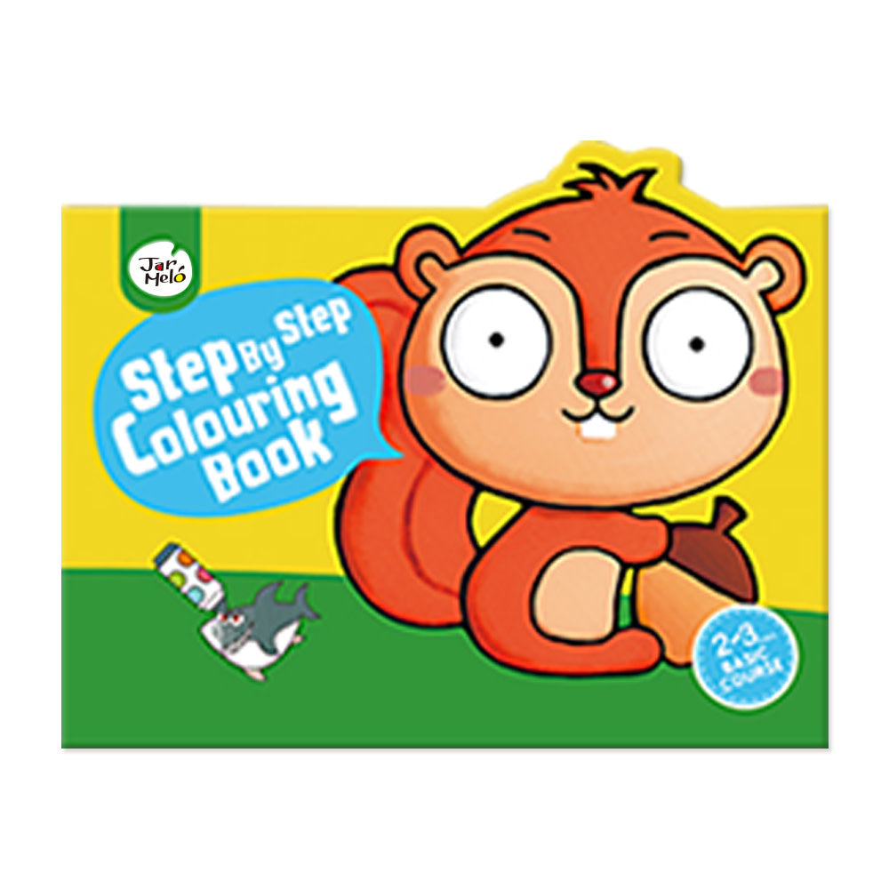 JAR MELO STEP BY STEP COLORING BOOK